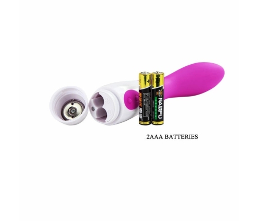 Pretty Love Flirtation Bishop Intimate Massager Lilac-White 18cm Silicone