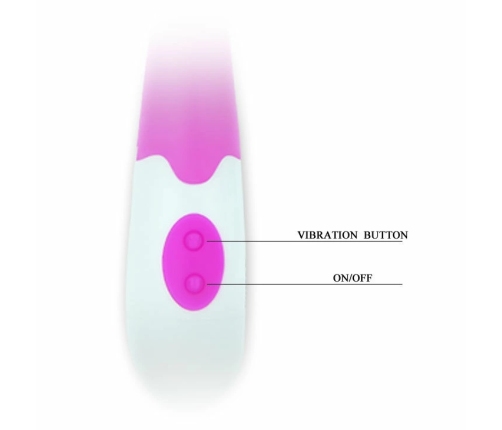 Pretty Love Charles Intimate Massager 30 Modes Lilac-White 18cm