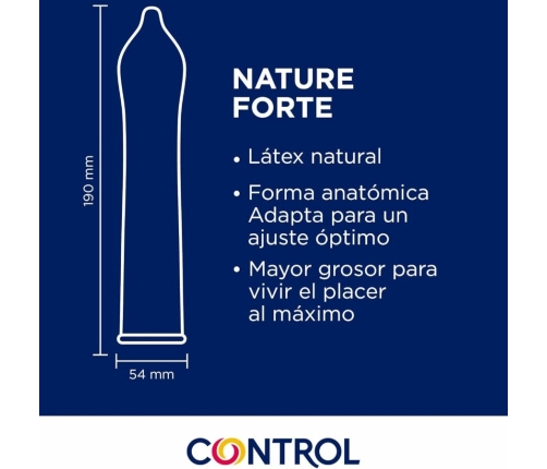 CONTROL - PRESERVATIVOS NATURE FORTE 144 UNIDADES