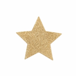 Bijoux Indiscrets Flash Golden Star Body Decorations - Reusable Gold Covers