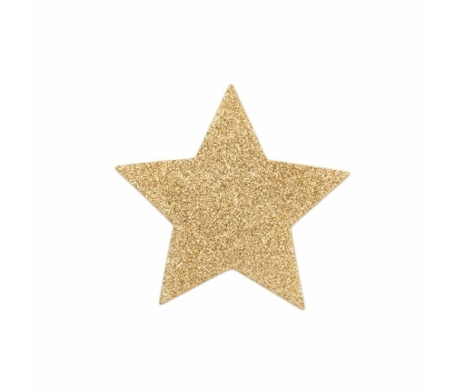 Bijoux Indiscrets Flash Golden Star Body Decorations - Reusable Gold Covers