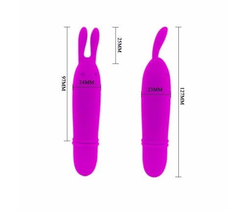 Pretty Love Boyce Lilac Stimulating Mini Massager 10 Modes Waterproof 12.7cm