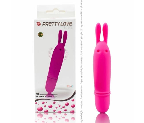Pretty Love Boyce Lilac Stimulating Mini Massager 10 Modes Waterproof 12.7cm