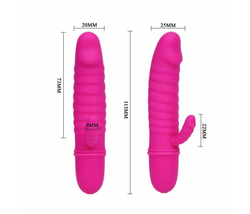 Pretty Love Arnd Mini Massager Lilac 10-Mode Silicone 12.7cm