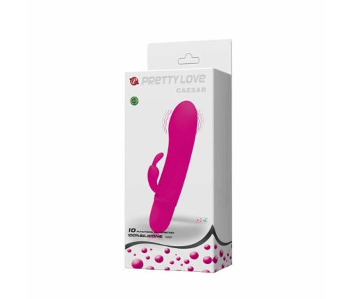 Pretty Love Caesar Lilac Intimate Massager with Dual Stimulation, 12.7 cm