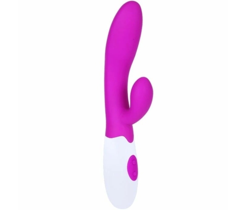 Pretty Love Alvis Dual Motor Vibrator Lilac/White 20 cm Ergonomic Design
