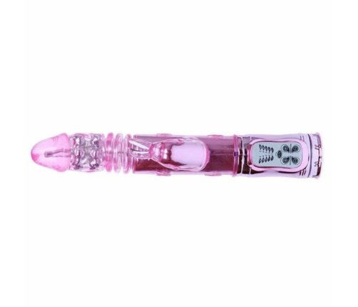 Baile Throbbing Bunny Pink Rotating Intimate Machine USB 29cm