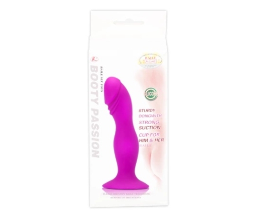 Pretty Love Booty Passion Silicone Plug with Suction Base, 16.5 cm