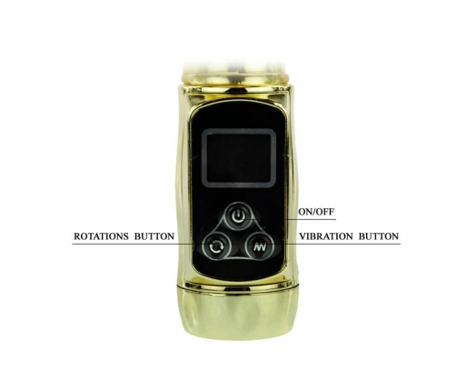 Baile Siberia Passion Gold Dual-Action Intimate Device with LED Panel