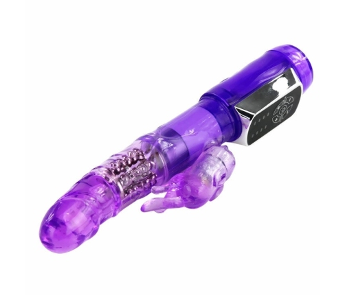 Baile US Rabbit Passion Baron Multi-Function Intimate Machine 23cm Purple