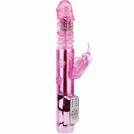 Baile US Rabbit Throbbing Butterfly - Dual Action Intimate Device, Purple