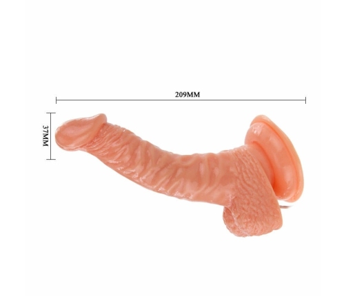 Baile Super Rota Rotating Intimate System with Suction Cup 20.5cm TPR