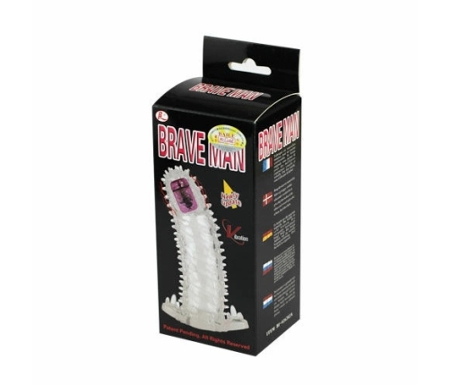 Baile Brave II Man Sensor Extension Flexible Vibrating Sleeve 18cm