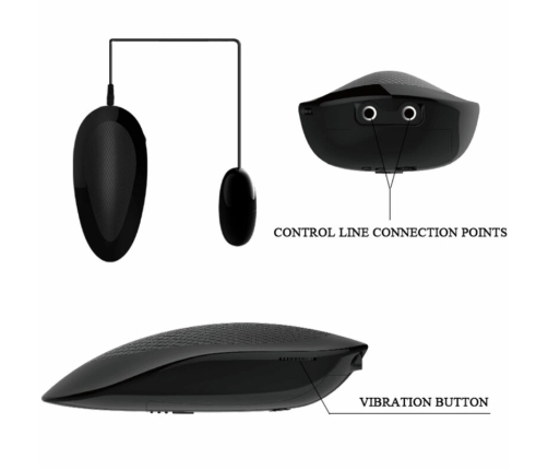 CRAZY BULL Emma Dual-Channel Intimate Device, Vibration, Natural, Large