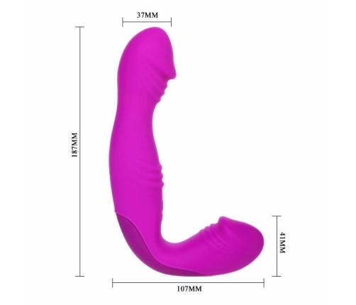 Pretty Love Angelo Arnes Lilac - Rechargeable Dual-Motor Intimate System