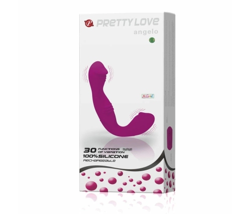 Pretty Love Angelo Arnes Lilac - Rechargeable Dual-Motor Intimate System