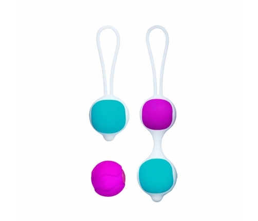 Pretty Love Flirtation Deluxe Kegel Ball Set Silicone 30g/40g Pink