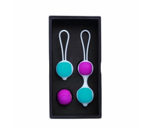 Pretty Love Flirtation Deluxe Kegel Ball Set Silicone 30g/40g Pink