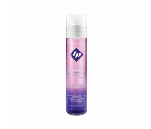ID Pleasure Water-Based Lubricant 30ml - Botanical Extracts, Tingling Effect
