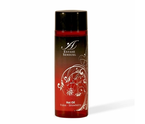 Extase Sensual Strawberry Warming Massage Oil 100ml - Intimate Care