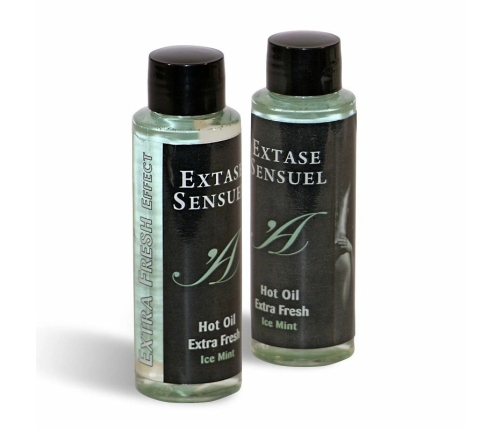 Extase Sensual Massage Oil Ice Effect Mint & Eucalyptus 100ml