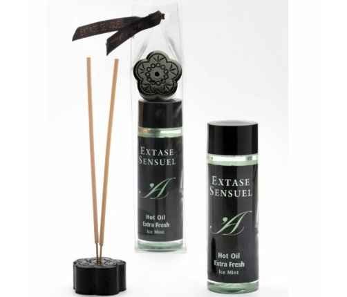 Extase Sensual Massage Oil Ice Effect Mint & Eucalyptus 100ml