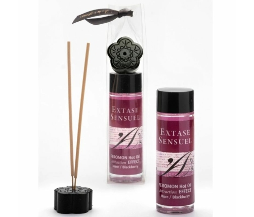 Extase Sensuel Heating Massage Oil with Blackberry Aroma 100ml Airless