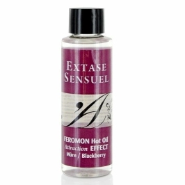 Extase Sensuel Heating Massage Oil with Blackberry Aroma 100ml Airless