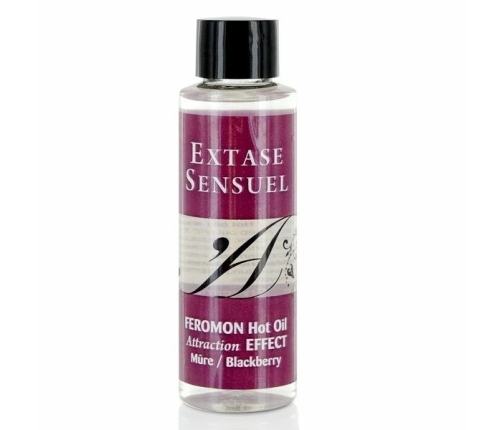 Extase Sensuel Heating Massage Oil with Blackberry Aroma 100ml Airless