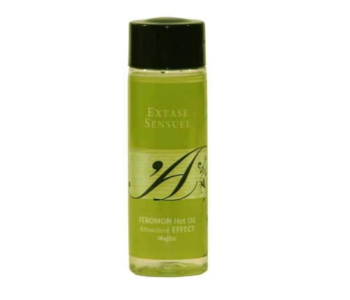 Extase Sensual Mojito Heat-Effect Massage Oil with Pheromones 100ml