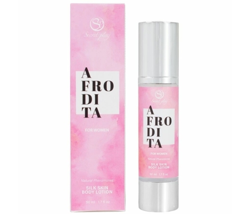 Secret Play Aphrodita Silk Skin Body Lotion 50ml Airless Caramel Scent