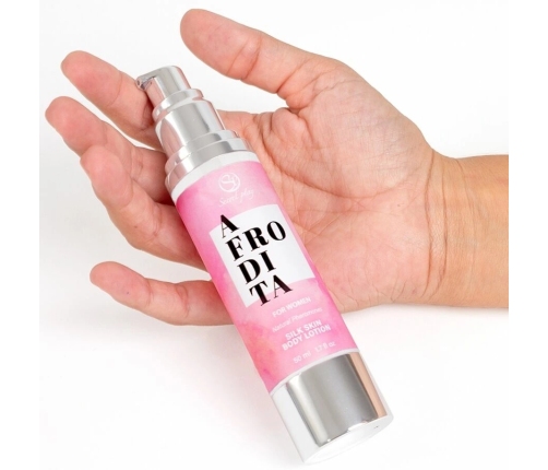 Secret Play Aphrodita Silk Skin Body Lotion 50ml Airless Caramel Scent