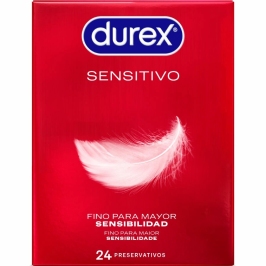 Durex Soft & Sensitive 24-Pack - Anatomical Thin Latex System