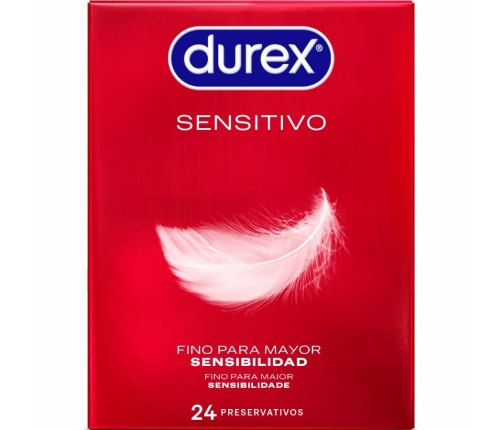 Durex Soft & Sensitive 24-Pack - Anatomical Thin Latex System