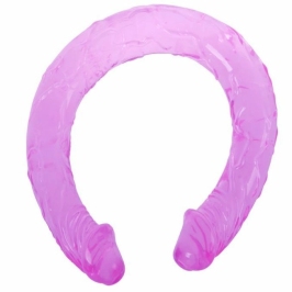 Baile Double Dong Lilac 44.5 cm - Flexible Dual-Ended Intimate Model