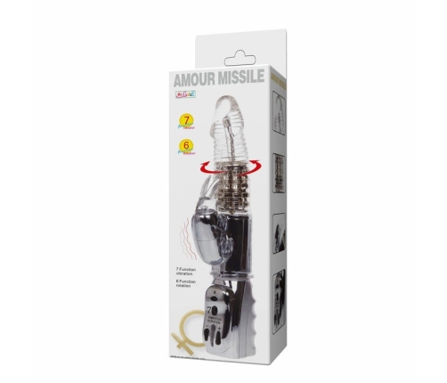 Baile Amour Missile Transparent Rotator 26.5cm Multi-Function Device
