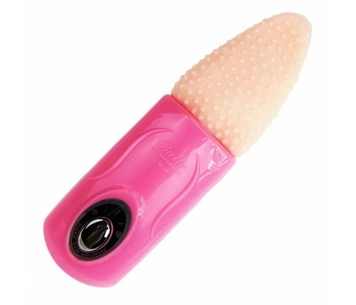 Baile Tongue Massager 3V Flexible Silicone Multi-Speed Pink