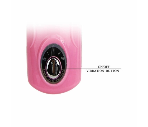 Baile Tongue Massager 3V Flexible Silicone Multi-Speed Pink