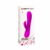 Pretty Love Barrette Dual Motor Silicone Intimate System, 30 Modes, Purple