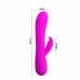 Pretty Love Barrette Dual Motor Silicone Intimate System, 30 Modes, Purple