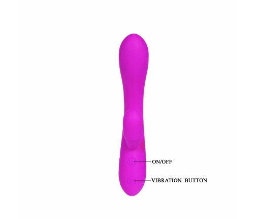 Pretty Love Victor Rechargeable Dual Motor Vibrator with Flexible Stimulator