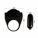 Pretty Love Chester Black Silicone Vibrating Ring - Ergonomic Design