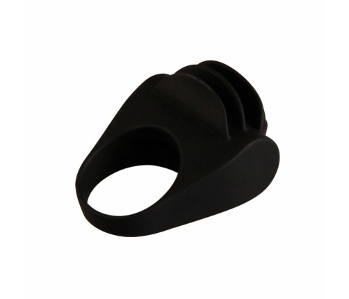 Pretty Love Chester Black Silicone Vibrating Ring - Ergonomic Design