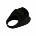 Pretty Love Chester Black Silicone Vibrating Ring - Ergonomic Design