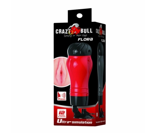 Crazy Bull Flora Intimate Machine with Voice & 12-Mode Vibration, 28cm