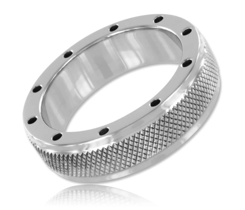 METAL HARD Steel Anatomical Intimate Ring 40mm Ergonomic Design