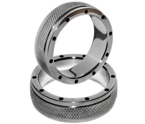 METAL HARD Steel Anatomical Intimate Ring 40mm Ergonomic Design