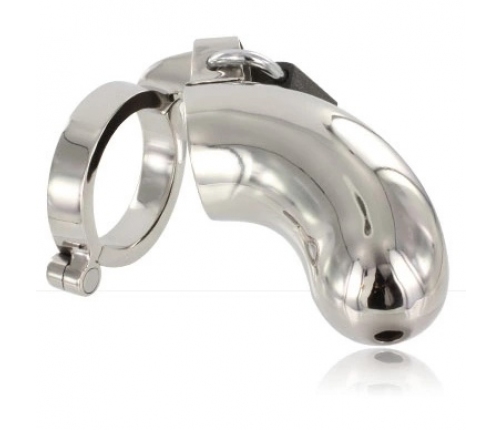 METAL HARD BRIG Stainless Steel Secure Chastity System 40/45/50mm Rings