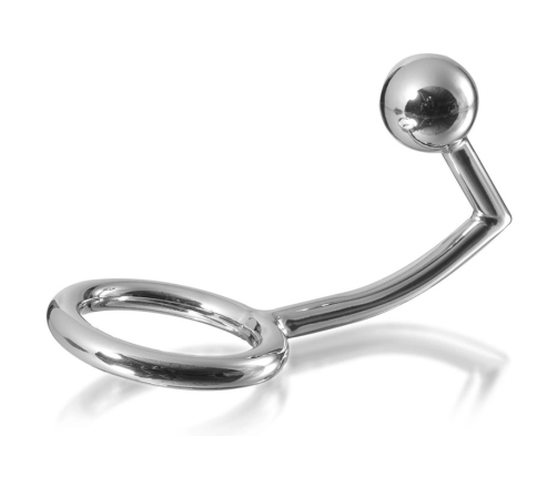 Metal Hard Steel Ring System 40mm with Ergonomic Anal Sphere 30mm