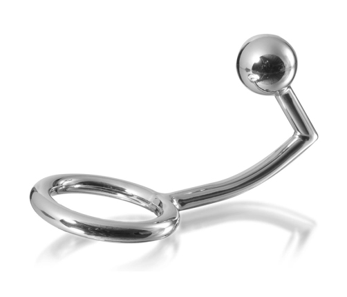 Metal Hard Steel Ring System 40mm with Ergonomic Anal Sphere 30mm